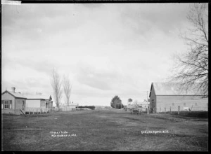 Street view at Ngaruawahia, 1910 - Photograph taken by G & C Ltd