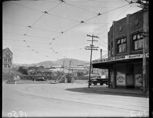 Kia Ora Grill Rooms and tram stop, Basin Reserve, Wellington