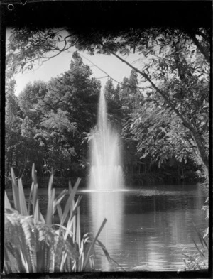 Fountain in Pukekura Park, New Plymouth