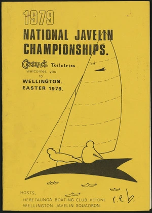 Programme cover - 1979 National Javelin Championships