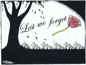 Hubbard, James, 1949- :Lest we forget. 24 April 2011