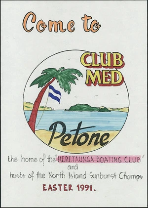 Poster - Come to Club Med, Petone