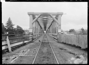 Ngaruawahia Railway Bridge, 1910
