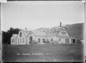 New Zealand Dairy Association Creamery at Ngaruawahia, ca 1910