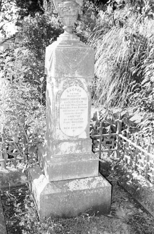 The Page family grave, plot 2703, Bolton Street Cemetery