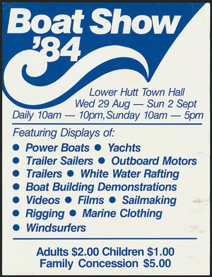 Poster - Boat Show '84