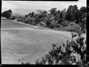 Earthworks for Lady Norwood Rose Garden, Wellington Botanic Gardens, Wellington