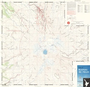 Map of Ruapehu ski fields.