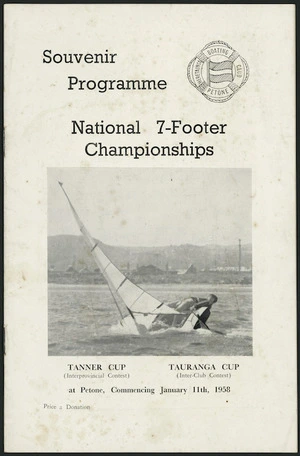 Souvenir programme cover - National 7-Footer Championships