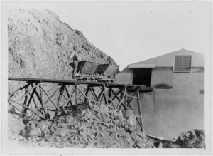 Sulphur mining at White Island, Bay of Plenty