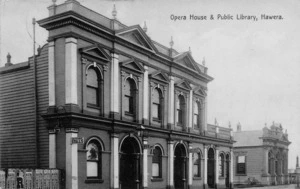 Opera House and the Public Library, Hawera