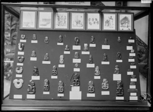 Museum display cabinet of hei tiki