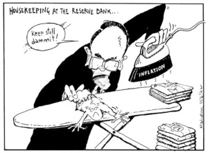 Walker, Malcolm, 1950-:Housekeeping at the Reserve Bank...Sunday News, 3 August 2000.