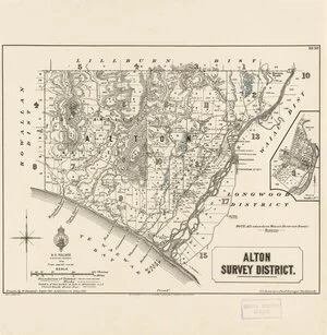 Alton Survey District [electronic resource] / drawn by W. Deverell, Septr. 1901, additions to Febry. 1929.