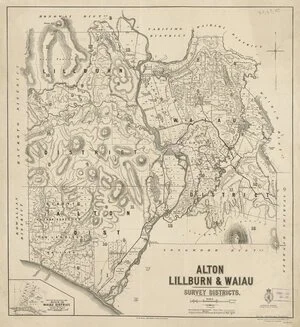 Alton, Lillburn & Waiau Survey Districts [electronic resource] / drawn by W. Deverell, Decr. 1899.