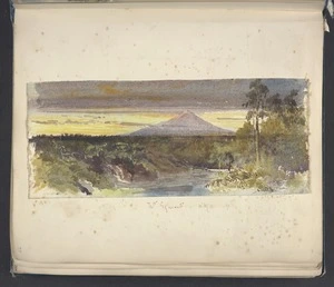 Hodgkins, William Mathew, 1833-1898 :Mt Egmont. [18]90. W M H