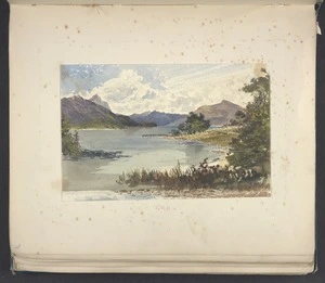 Hodgkins, William Mathew, 1833-1898 :[Lake and mountains. 18--]