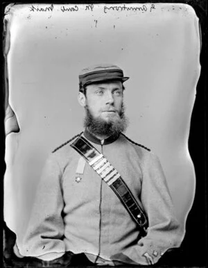 Mr G Armstrong in uniform