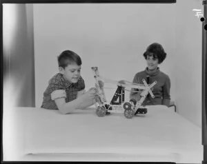 Kenyon Brand and Riggs, Boy with Toy and Shopping Reporter