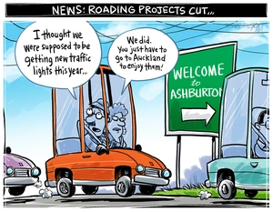 News: roading projects cut