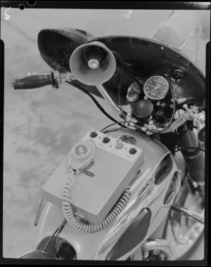 K.B.R., motorcycle with two-way radio