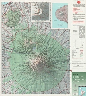 Map of Egmont National Park.
