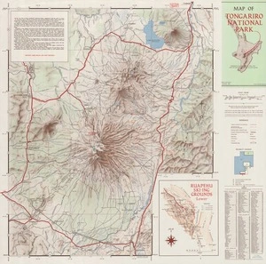 Map of Tongariro National Park / drawn by D.B. McC. Rainey.