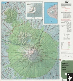 Map of Egmont National Park.