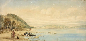 [Brees, Samuel Charles] 1810-1865 :View of Petoni from the west shore of Port Nicholson. [1844 or 1845?]