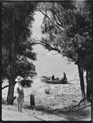 Boat on Lake Rotoehu