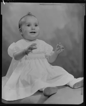 Rowe Family, portrait of baby