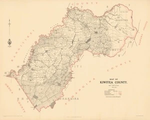 Map of Kiwitea County.