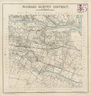 Mairaki Survey District [electronic resource] / drawn by J.M. Kemp, June 1881.