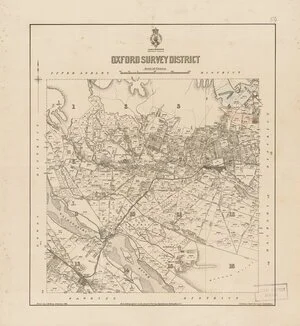 Oxford Survey District [electronic resource] / drawn by J.M. Kemp, December 1886 ; J.H. Baker, chief surveyor, Canterbury.