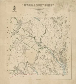 Mt. Thomas Survey District [electronic resource] / drawn by H. McCardell, December 1899.