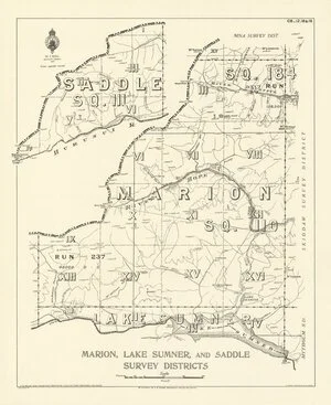 Marion, Lake Sumner, and Saddle Survey Districts [electronic resource].