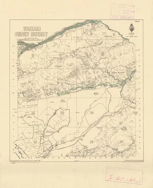 Waikari Survey District [electronic resource] / drawn by H. McCardell, December 1884, revised January 1930.