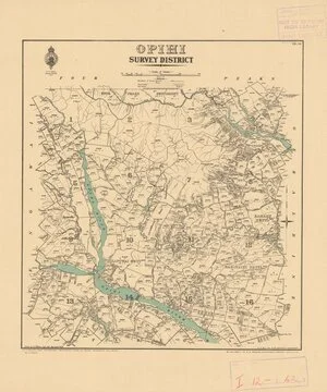Opihi Survey District [electronic resource] / drawn by G.P. Wilson Sept. 1901, revised 1924.