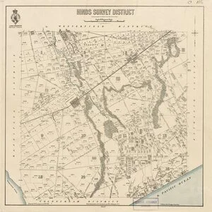 Hinds Survey District [electronic resource] / drawn by F.W. Flanagan.