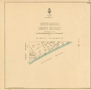 South Rakaia Survey District [electronic resource] / drawn by J.M. Kemp April 1882, revised 1929.