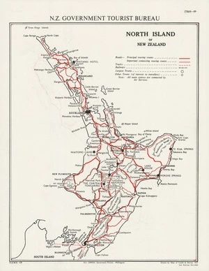 North Island of New Zealand / drawn by Dept of Lands & Survey, N.Z.