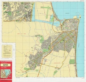 Street map of Napier : scale 1:12 500.