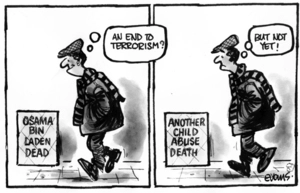 Evans, Malcolm Paul, 1945-:"An end to terrorism? But not yet!" 5 May 2011