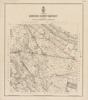 Hawkins Survey District [electronic resource] / drawn by J.M. Kemp.