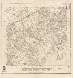 Leeston Survey District [electronic resource] / H. McCardell, delt.