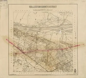 Rolleston Survey District [electronic resource] / J.M. Kemp delt.