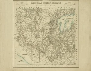 Halswell Survey District [electronic resource] / drawn by G.P. Wilson.