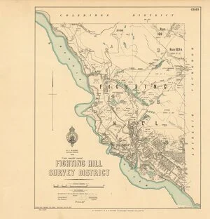 Fighting Hill Survey District [electronic resource] / drawn by A.G. Spreat, Oct. 1899.