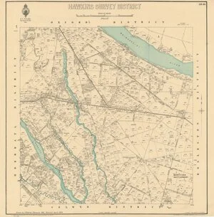 Hawkins Survey District [electronic resource] / drawn by J.M. Kemp, February 1882.