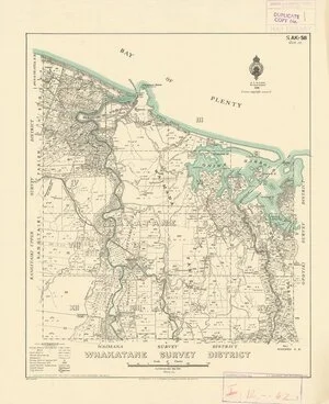 Whakatane Survey District [electronic resource] / H.J. Fletcher, delt. May 1932.